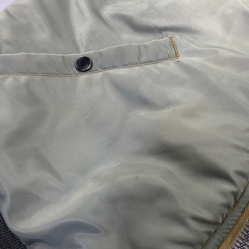 【現状渡し品】【メンズ】 Buzz Rickson's バズリクソンズ MA-1 FLIGHT JACKET M13519 フライトジャケット M品番 145-260818-as-06-izu サイズ：L カラー：グリーン系 万代Net店