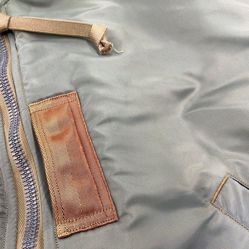 【現状渡し品】【メンズ】 Buzz Rickson's バズリクソンズ MA-1 FLIGHT JACKET M13519 フライトジャケット M品番 145-260818-as-06-izu サイズ：L カラー：グリーン系 万代Net店