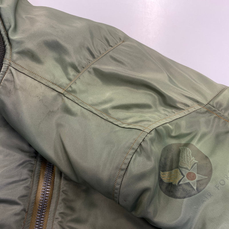 【現状渡し品】【メンズ】 Buzz Rickson's バズリクソンズ MA-1 FLIGHT JACKET M13519 フライトジャケット M品番 145-260818-as-06-izu サイズ：L カラー：グリーン系 万代Net店