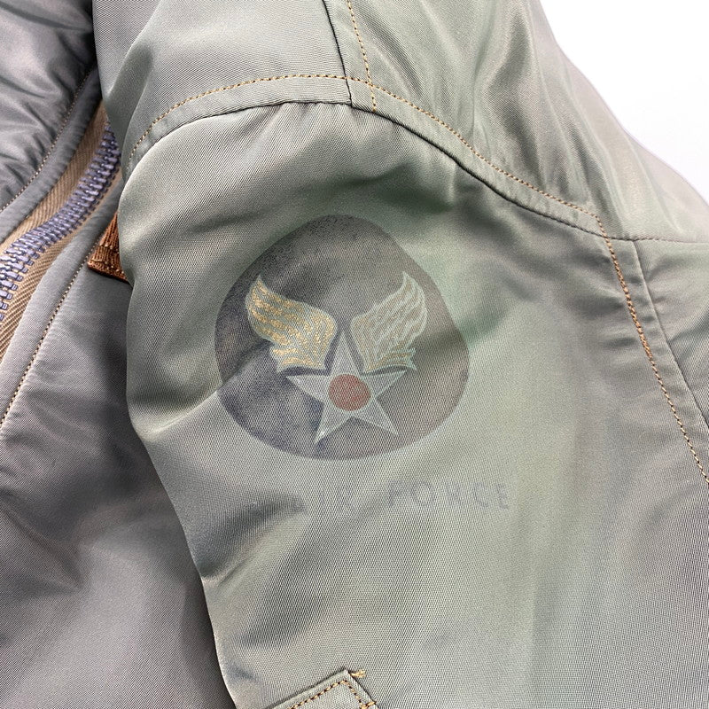【現状渡し品】【メンズ】 Buzz Rickson's バズリクソンズ MA-1 FLIGHT JACKET M13519 フライトジャケット M品番 145-260818-as-06-izu サイズ：L カラー：グリーン系 万代Net店