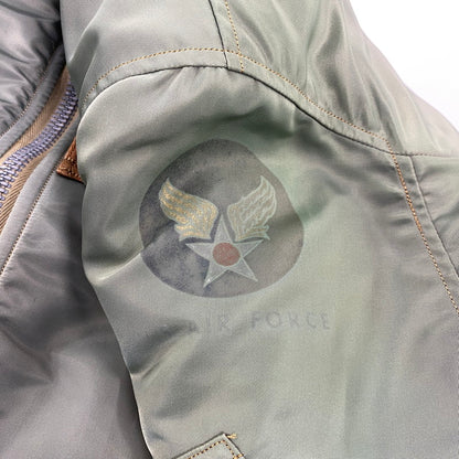 【現状渡し品】【メンズ】 Buzz Rickson's バズリクソンズ MA-1 FLIGHT JACKET M13519 フライトジャケット M品番 145-260818-as-06-izu サイズ：L カラー：グリーン系 万代Net店