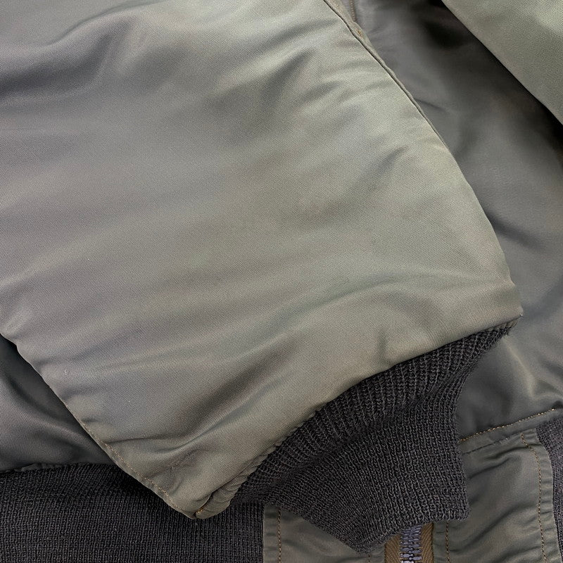 【現状渡し品】【メンズ】 Buzz Rickson's バズリクソンズ MA-1 FLIGHT JACKET M13519 フライトジャケット M品番 145-260818-as-06-izu サイズ：L カラー：グリーン系 万代Net店