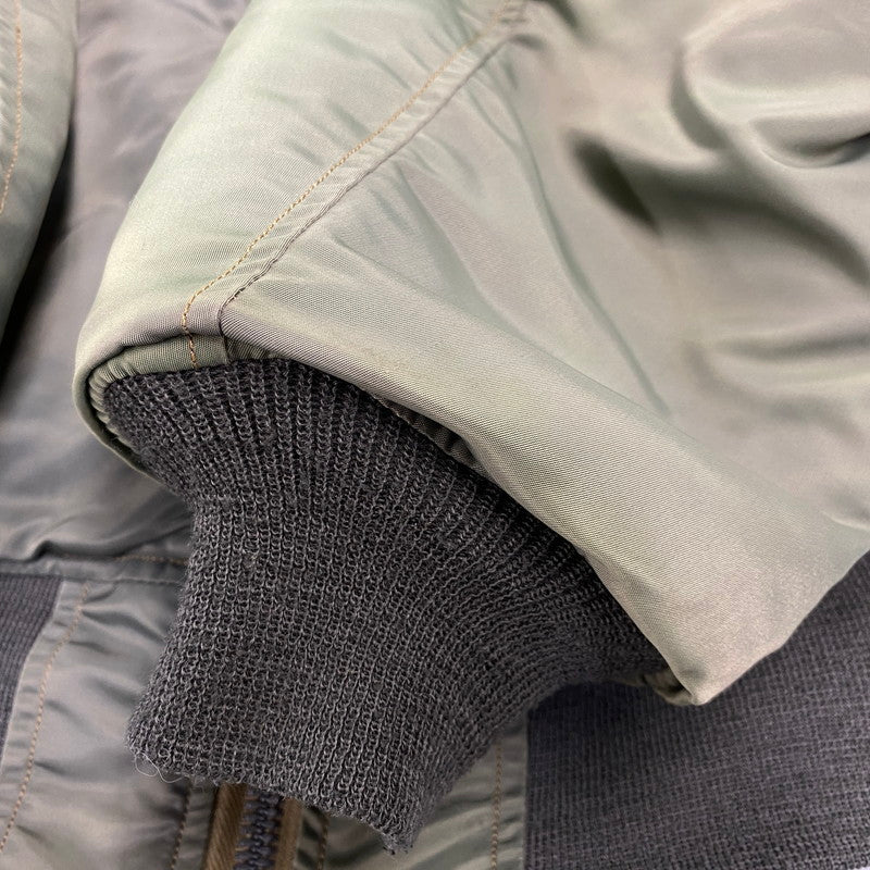 【現状渡し品】【メンズ】 Buzz Rickson's バズリクソンズ MA-1 FLIGHT JACKET M13519 フライトジャケット M品番 145-260818-as-06-izu サイズ：L カラー：グリーン系 万代Net店