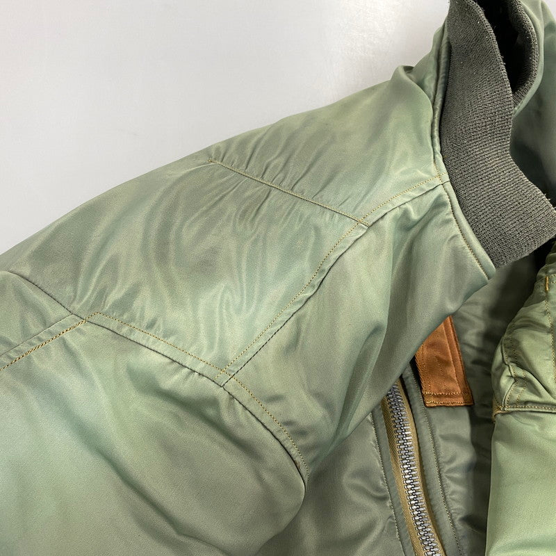 【現状渡し品】【メンズ】 Buzz Rickson's バズリクソンズ MA-1 FLIGHT JACKET M13519 フライトジャケット M品番 145-260818-as-06-izu サイズ：L カラー：グリーン系 万代Net店