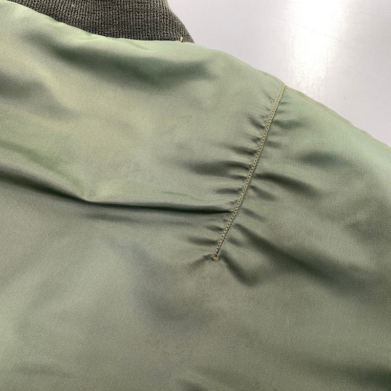 【現状渡し品】【メンズ】 Buzz Rickson's バズリクソンズ MA-1 FLIGHT JACKET M13519 フライトジャケット M品番 145-260818-as-06-izu サイズ：L カラー：グリーン系 万代Net店
