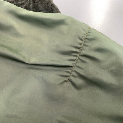 【現状渡し品】【メンズ】 Buzz Rickson's バズリクソンズ MA-1 FLIGHT JACKET M13519 フライトジャケット M品番 145-260818-as-06-izu サイズ：L カラー：グリーン系 万代Net店