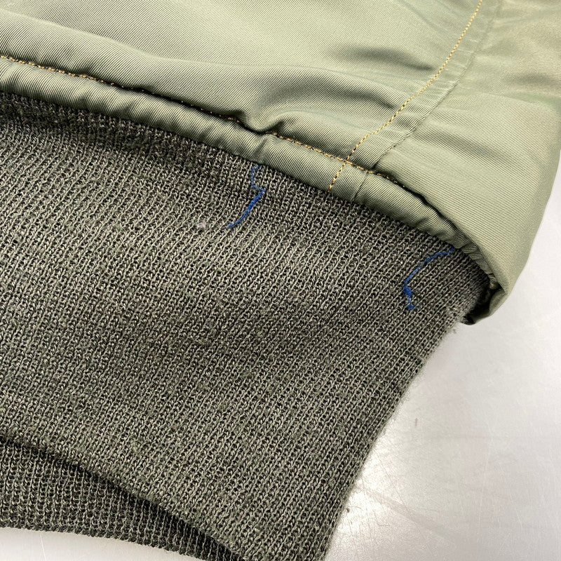 【現状渡し品】【メンズ】 Buzz Rickson's バズリクソンズ MA-1 FLIGHT JACKET M13519 フライトジャケット M品番 145-260818-as-06-izu サイズ：L カラー：グリーン系 万代Net店