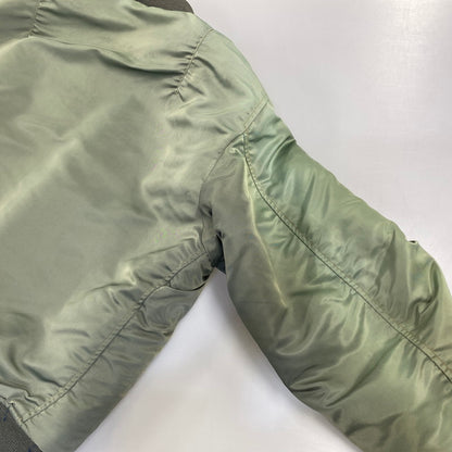 【現状渡し品】【メンズ】 Buzz Rickson's バズリクソンズ MA-1 FLIGHT JACKET M13519 フライトジャケット M品番 145-260818-as-06-izu サイズ：L カラー：グリーン系 万代Net店