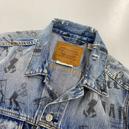 【中古品】【メンズ】 LEVI'S PREMIUM リーバイス プレミアム DENIM JACKET 77380-0031 デニムジャケット 145-260818-as-07-izu サイズ：L カラー：インディゴ 万代Net店