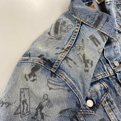 【中古品】【メンズ】 LEVI'S PREMIUM リーバイス プレミアム DENIM JACKET 77380-0031 デニムジャケット 145-260818-as-07-izu サイズ：L カラー：インディゴ 万代Net店