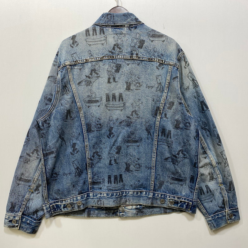 【中古品】【メンズ】 LEVI'S PREMIUM リーバイス プレミアム DENIM JACKET 77380-0031 デニムジャケット 145-260818-as-07-izu サイズ：L カラー：インディゴ 万代Net店
