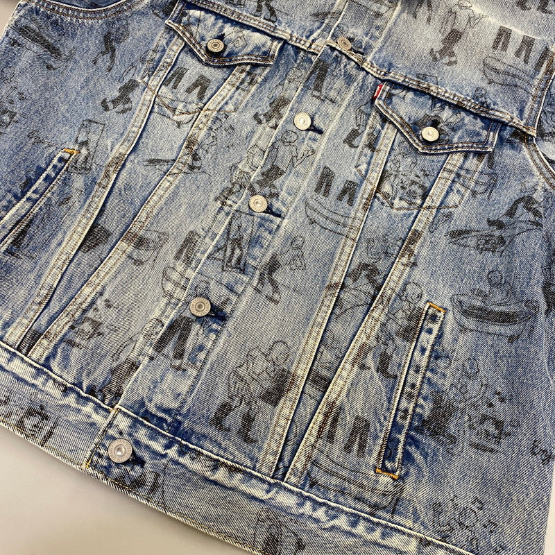 【中古品】【メンズ】 LEVI'S PREMIUM リーバイス プレミアム DENIM JACKET 77380-0031 デニムジャケット 145-260818-as-07-izu サイズ：L カラー：インディゴ 万代Net店