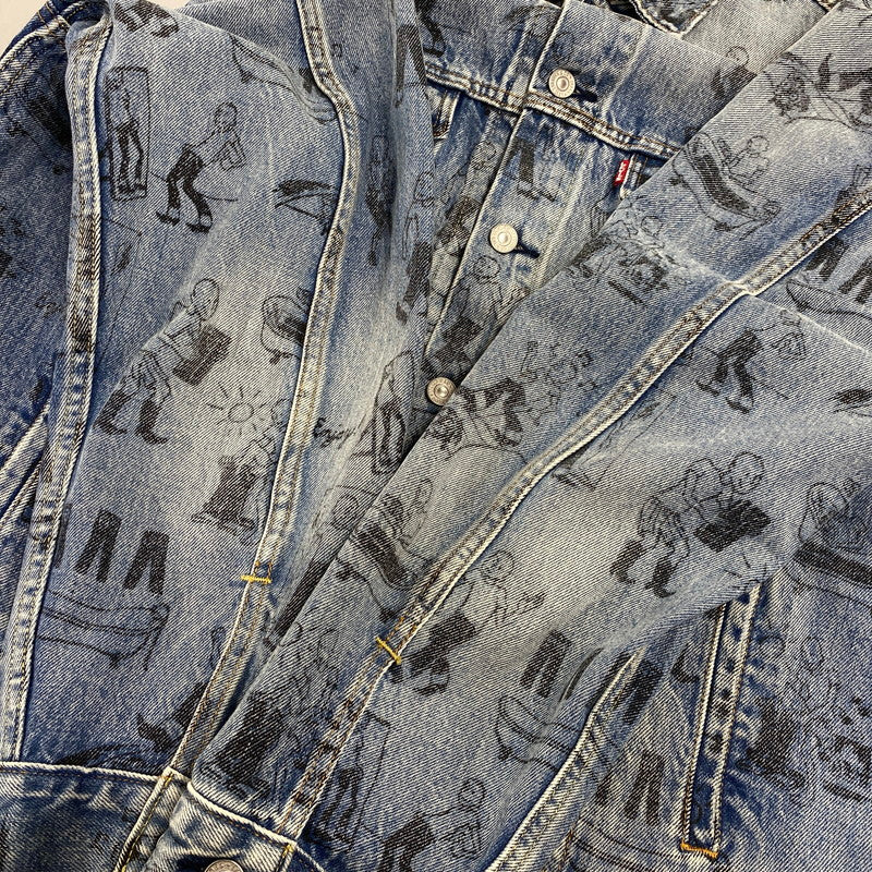 【中古品】【メンズ】 LEVI'S PREMIUM リーバイス プレミアム DENIM JACKET 77380-0031 デニムジャケット 145-260818-as-07-izu サイズ：L カラー：インディゴ 万代Net店
