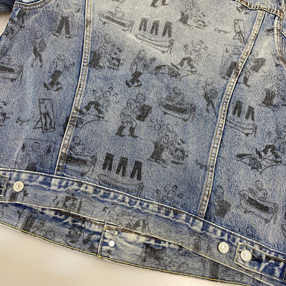 【中古品】【メンズ】 LEVI'S PREMIUM リーバイス プレミアム DENIM JACKET 77380-0031 デニムジャケット 145-260818-as-07-izu サイズ：L カラー：インディゴ 万代Net店