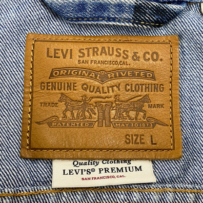 【中古品】【メンズ】 LEVI'S PREMIUM リーバイス プレミアム DENIM JACKET 77380-0031 デニムジャケット 145-260818-as-07-izu サイズ：L カラー：インディゴ 万代Net店