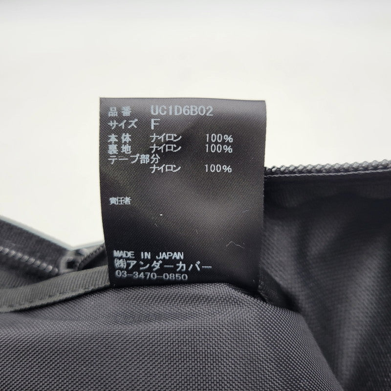 【中古美品】【メンズ/レディース】 UNDERCOVER アンダーカバー BACK PACK UC1D6B02 バックパック リュック バッグ カバン 鞄 188-260817-as-01-izu サイズ：F カラー：ブラック 万代Net店