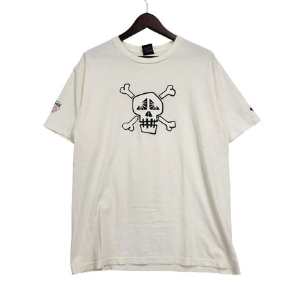 【中古品】【メンズ】 OLD STUSSY オールド ステューシー USA製 紺タグ TOKION NYC 2000 SKULL GRAPHIC TEE トキオン ニューヨーク スカル グラフィック Tシャツ トップス 142-260816-kh-10-izu サイズ：L カラー：ホワイト系 万代Net店