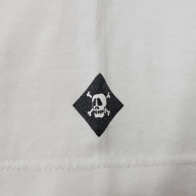 【中古品】【メンズ】 OLD STUSSY オールド ステューシー USA製 紺タグ TOKION NYC 2000 SKULL GRAPHIC TEE トキオン ニューヨーク スカル グラフィック Tシャツ トップス 142-260816-kh-10-izu サイズ：L カラー：ホワイト系 万代Net店