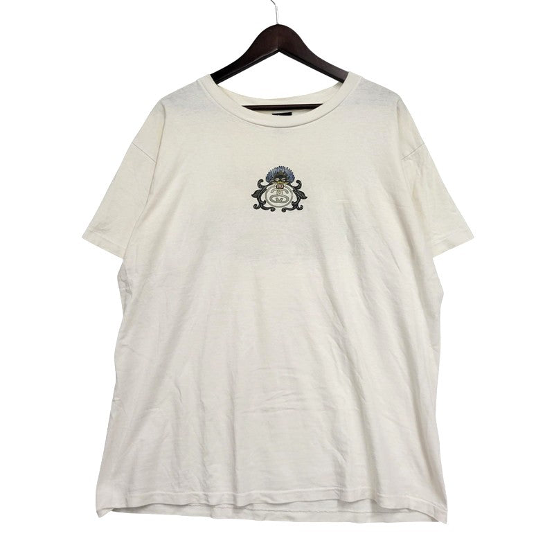 【現状渡し品】【メンズ】 OLD STUSSY オールド ステューシー USA製 紺タグ 両シングル DRAGON TEE ドラゴン Tシャツ トップス 142-260816-kh-11-izu サイズ：L カラー：ホワイト 万代Net店