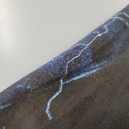 【現状渡し品】【メンズ】 HARLEY DAVIDSON ハーレーダビッドソン ベトナム製 THUNDER PRINT LS TEE サンダー プリント ロングスリーブ Tシャツ トップス 146-260816-kh-09-izu サイズ：M カラー：ブラック 万代Net店