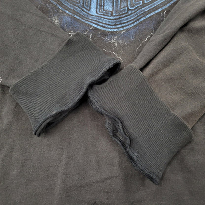 【現状渡し品】【メンズ】 HARLEY DAVIDSON ハーレーダビッドソン ベトナム製 THUNDER PRINT LS TEE サンダー プリント ロングスリーブ Tシャツ トップス 146-260816-kh-09-izu サイズ：M カラー：ブラック 万代Net店