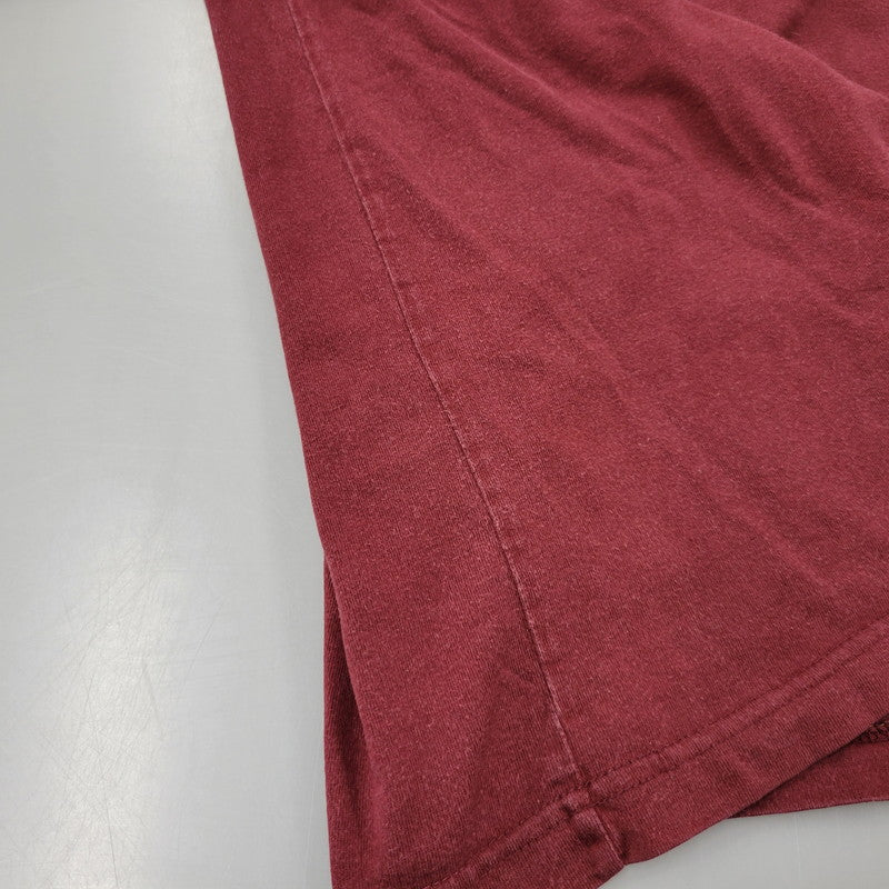 【中古品】【メンズ】 OLD STUSSY オールド ステューシー 紺タグ オーストラリア製 LOGO SS TEE ロゴ ショートスリーブ Tシャツ トップス 142-260816-kh-12-izu サイズ：M カラー：レッド 万代Net店