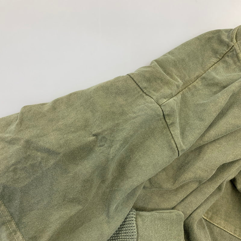 【中古品】【メンズ】 DESCENDANT ディセンダント 201ATDS-CSM16 20SS MILITIA LAYERD TEE ミリティア レイヤード Tシャツ トップス 長袖 142-260828-cs-12-izu サイズ：2 カラー：オリーブ 万代Net店