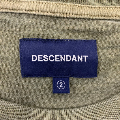 【中古品】【メンズ】 DESCENDANT ディセンダント 201ATDS-CSM16 20SS MILITIA LAYERD TEE ミリティア レイヤード Tシャツ トップス 長袖 142-260828-cs-12-izu サイズ：2 カラー：オリーブ 万代Net店