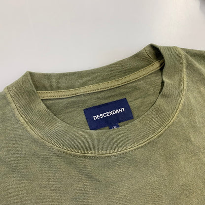 【中古品】【メンズ】 DESCENDANT ディセンダント 201ATDS-CSM16 20SS MILITIA LAYERD TEE ミリティア レイヤード Tシャツ トップス 長袖 142-260828-cs-12-izu サイズ：2 カラー：オリーブ 万代Net店