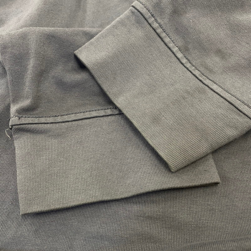 【中古品】【メンズ】 STONE ISLAND ストーンアイランド 791563750 GARMENT-DYED SWEAT LS TEE ガーメントダイ スウェット ロングスリーブ Tシャツ トップス 141-260817-kh-02-izu サイズ：M カラー：グレー 万代Net店