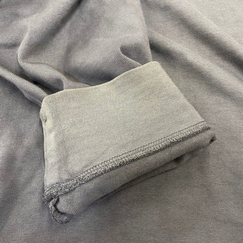 【中古品】【メンズ】 STONE ISLAND ストーンアイランド 791563750 GARMENT-DYED SWEAT LS TEE ガーメントダイ スウェット ロングスリーブ Tシャツ トップス 141-260817-kh-02-izu サイズ：M カラー：グレー 万代Net店