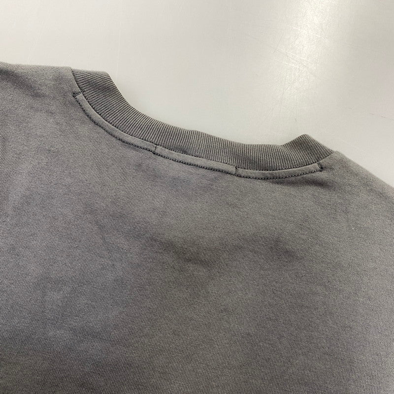 【中古品】【メンズ】 STONE ISLAND ストーンアイランド 791563750 GARMENT-DYED SWEAT LS TEE ガーメントダイ スウェット ロングスリーブ Tシャツ トップス 141-260817-kh-02-izu サイズ：M カラー：グレー 万代Net店