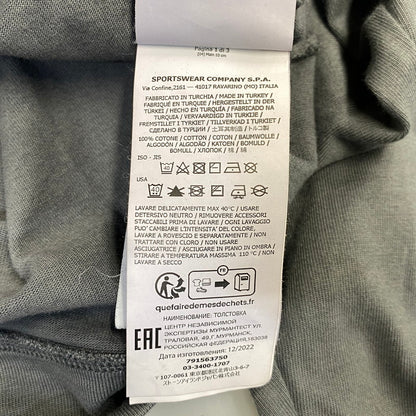 【中古品】【メンズ】 STONE ISLAND ストーンアイランド 791563750 GARMENT-DYED SWEAT LS TEE ガーメントダイ スウェット ロングスリーブ Tシャツ トップス 141-260817-kh-02-izu サイズ：M カラー：グレー 万代Net店
