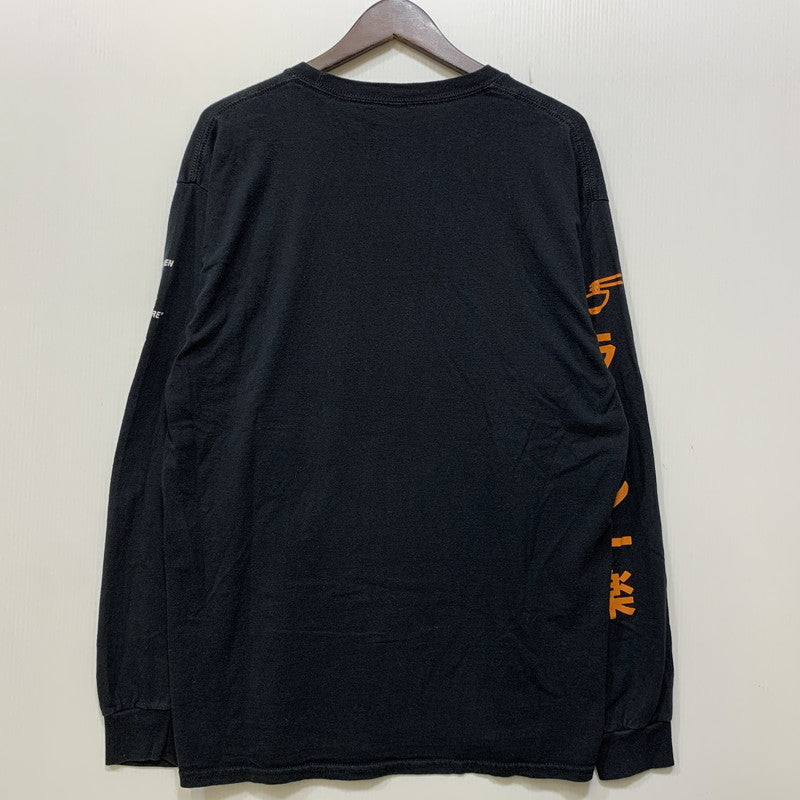 【中古品】【メンズ】 NARUTO ナルト 00’S RAMEN SHOP ICHIRAKU LS TEE ラーメン ショップ イチラク ロングスリーブ Tシャツ トップス 長袖 146-260828-cs-18-izu サイズ：L カラー：ブラック 万代Net店