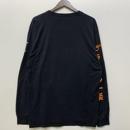 【中古品】【メンズ】 NARUTO ナルト 00’S RAMEN SHOP ICHIRAKU LS TEE ラーメン ショップ イチラク ロングスリーブ Tシャツ トップス 長袖 146-260828-cs-18-izu サイズ：L カラー：ブラック 万代Net店