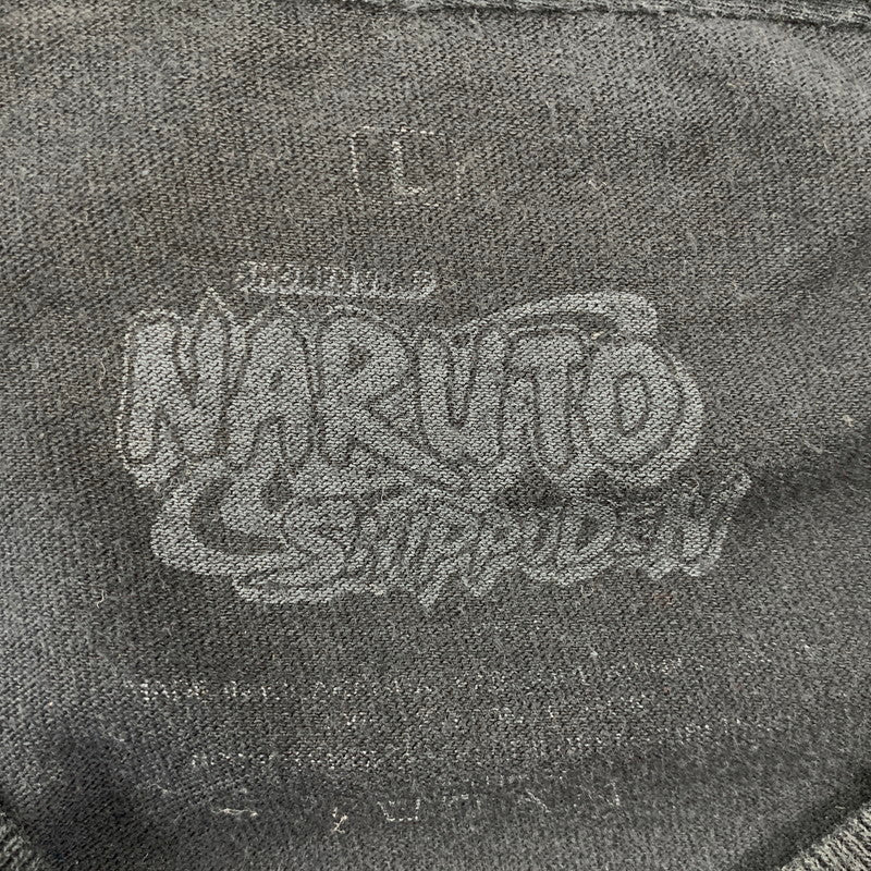 【中古品】【メンズ】 NARUTO ナルト 00’S RAMEN SHOP ICHIRAKU LS TEE ラーメン ショップ イチラク ロングスリーブ Tシャツ トップス 長袖 146-260828-cs-18-izu サイズ：L カラー：ブラック 万代Net店