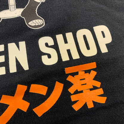 【中古品】【メンズ】 NARUTO ナルト 00’S RAMEN SHOP ICHIRAKU LS TEE ラーメン ショップ イチラク ロングスリーブ Tシャツ トップス 長袖 146-260828-cs-18-izu サイズ：L カラー：ブラック 万代Net店