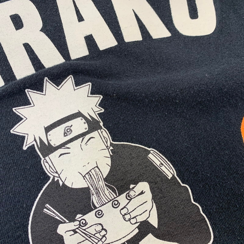 【中古品】【メンズ】 NARUTO ナルト 00’S RAMEN SHOP ICHIRAKU LS TEE ラーメン ショップ イチラク ロングスリーブ Tシャツ トップス 長袖 146-260828-cs-18-izu サイズ：L カラー：ブラック 万代Net店