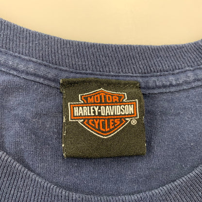 【中古品】【メンズ】 HARLEY DAVIDSON ハーレーダビッドソン c2020 LEGENDARY POCKET LS TEE レジェンダリー ポケット ロングスリーブ Tシャツ トップス 長袖 146-260828-cs-17-izu サイズ：不明 カラー：ネイビー 万代Net店