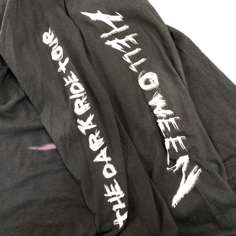 【中古品】【メンズ】 SCREEN STARS スクリーンスターズ HELLOWEEN THE DARK RIDE TOUR L/S TEE 長袖 Tシャツ 146-260818-as-08-izu サイズ：L カラー：ブラック 万代Net店