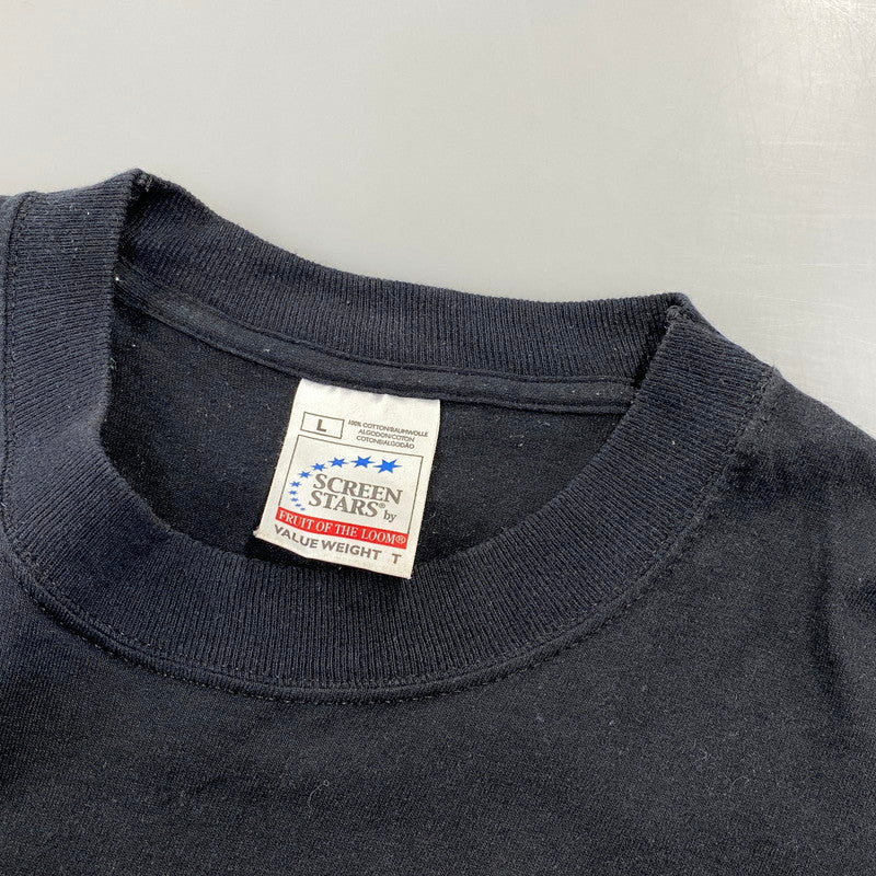 【中古品】【メンズ】 SCREEN STARS スクリーンスターズ HELLOWEEN THE DARK RIDE TOUR L/S TEE 長袖 Tシャツ 146-260818-as-08-izu サイズ：L カラー：ブラック 万代Net店