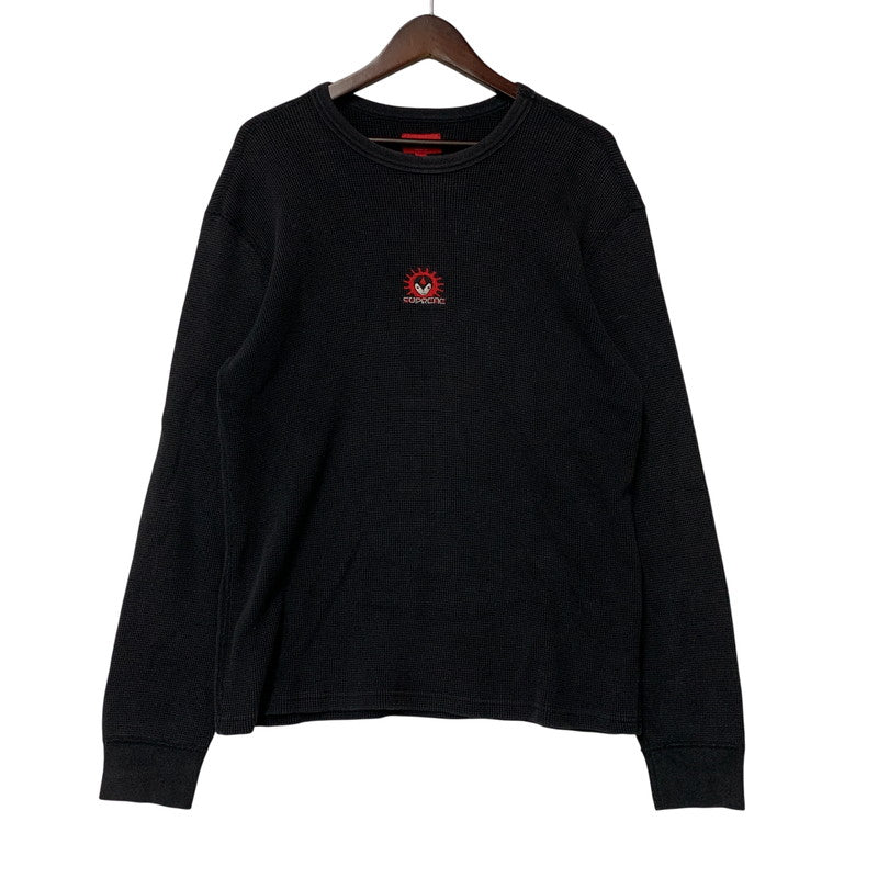 【中古品】【メンズ】 SUPREME シュプリーム 18FW VAMPIRE WAFFLE THERMAL ヴァンパイア ワッフル サーマル トップス 長袖 149-260818-cs-02-izu サイズ：S カラー：ブラック 万代Net店