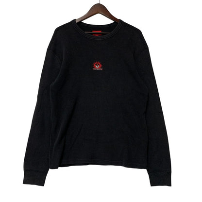 【中古品】【メンズ】 SUPREME シュプリーム 18FW VAMPIRE WAFFLE THERMAL ヴァンパイア ワッフル サーマル トップス 長袖 149-260818-cs-02-izu サイズ：S カラー：ブラック 万代Net店