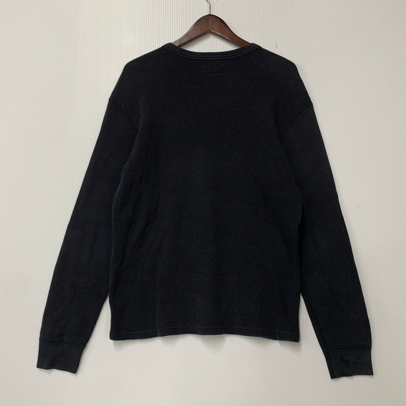【中古品】【メンズ】 SUPREME シュプリーム 18FW VAMPIRE WAFFLE THERMAL ヴァンパイア ワッフル サーマル トップス 長袖 149-260818-cs-02-izu サイズ：S カラー：ブラック 万代Net店