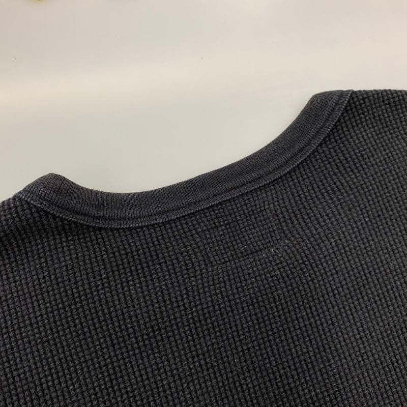 【中古品】【メンズ】 SUPREME シュプリーム 18FW VAMPIRE WAFFLE THERMAL ヴァンパイア ワッフル サーマル トップス 長袖 149-260818-cs-02-izu サイズ：S カラー：ブラック 万代Net店