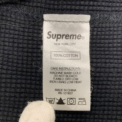 【中古品】【メンズ】 SUPREME シュプリーム 18FW VAMPIRE WAFFLE THERMAL ヴァンパイア ワッフル サーマル トップス 長袖 149-260818-cs-02-izu サイズ：S カラー：ブラック 万代Net店