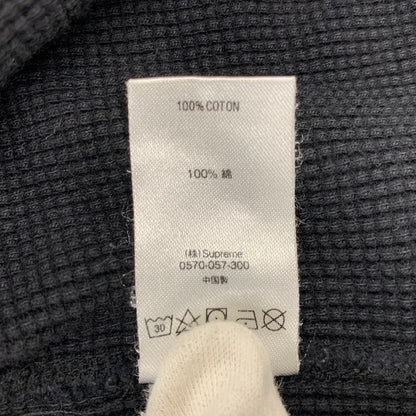 【中古品】【メンズ】 SUPREME シュプリーム 18FW VAMPIRE WAFFLE THERMAL ヴァンパイア ワッフル サーマル トップス 長袖 149-260818-cs-02-izu サイズ：S カラー：ブラック 万代Net店