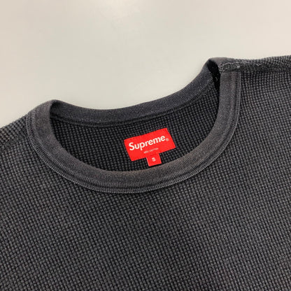 【中古品】【メンズ】 SUPREME シュプリーム 18FW VAMPIRE WAFFLE THERMAL ヴァンパイア ワッフル サーマル トップス 長袖 149-260818-cs-02-izu サイズ：S カラー：ブラック 万代Net店