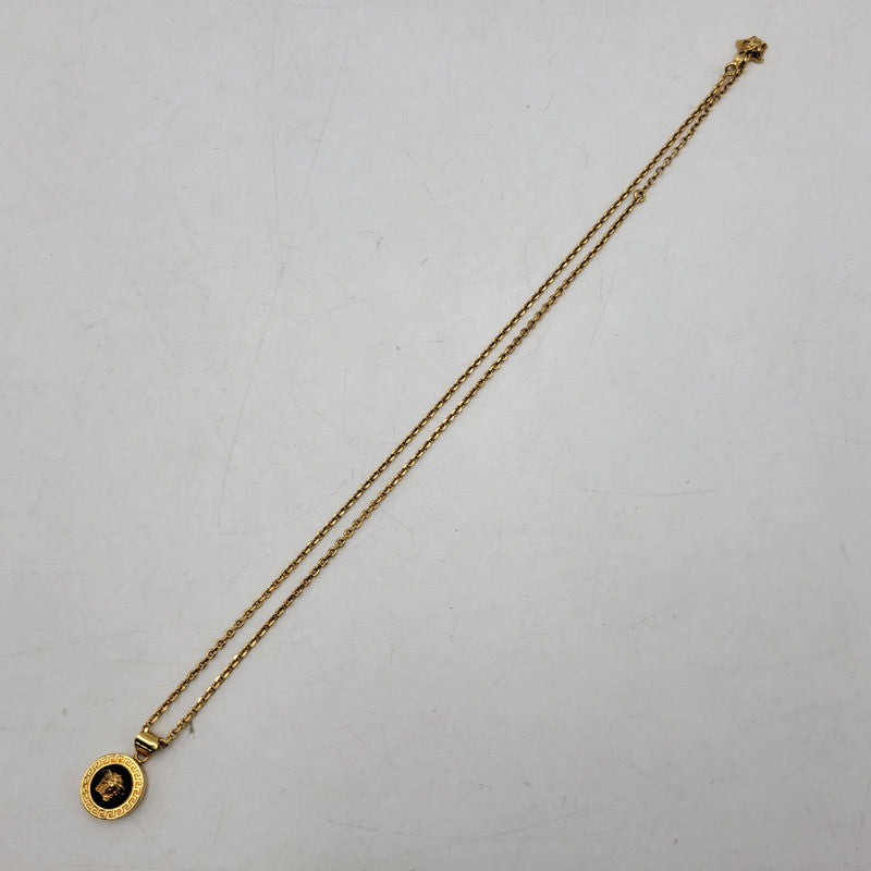 【中古品】【メンズ/レディース】 VERSACE ヴェルサーチ MEDUSA MOTIF NECKLACE メデューサ モチーフ ネックレス アクセサリー 192-260818-cs-19-izu カラー：ゴールド 万代Net店