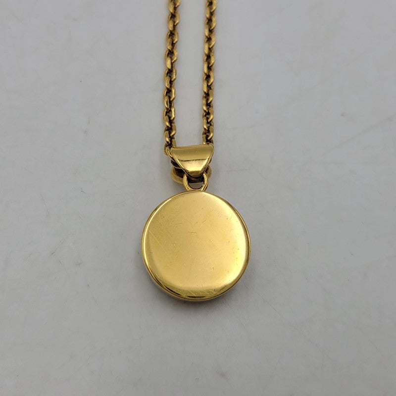【中古品】【メンズ/レディース】 VERSACE ヴェルサーチ MEDUSA MOTIF NECKLACE メデューサ モチーフ ネックレス アクセサリー 192-260818-cs-19-izu カラー：ゴールド 万代Net店